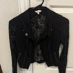 Candie's Black Lace Women's Blazer